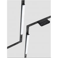 MF30-01-B01  MAGNETIC FLEX 48V Linear 30cm  6W 480Lm 3000K  Lightings Surface Mounted Black 1Γ3