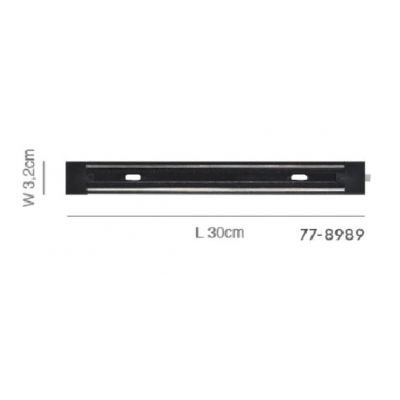 MF30-303 MAGNETIC FLEX 48V Track Surface Mounted Black L-30cm Γ3 MF30-303 MAGNETIC FLEX 48V Track Surface Mounted Black L-30cm Γ3