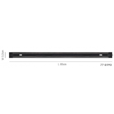 MF30-306 MAGNETIC FLEX 48V Track Surface Mounted Black L-60cm Γ3 MF30-306 MAGNETIC FLEX 48V Track Surface Mounted Black L-60cm Γ3