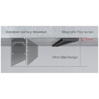 MF30-306 MAGNETIC FLEX 48V Track Surface Mounted Black L-60cm Γ3 MF30-306 MAGNETIC FLEX 48V Track Surface Mounted Black L-60cm Γ3