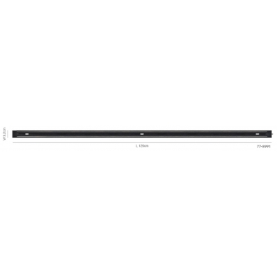 MF30-312 MAGNETIC FLEX 48V Track Surface Mounted Black L-120cm Γ3 MF30-312 MAGNETIC FLEX 48V Track Surface Mounted Black L-120cm Γ3