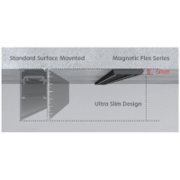 MF30-312 MAGNETIC FLEX 48V Track Surface Mounted Black  L-120cm Γ3