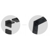 MF30-L MAGNETIC FLEX 48V Corner female L Micro USB connector Black 1Γ3 MF30-L MAGNETIC FLEX 48V Corner female L Micro USB connector Black 1Γ3
