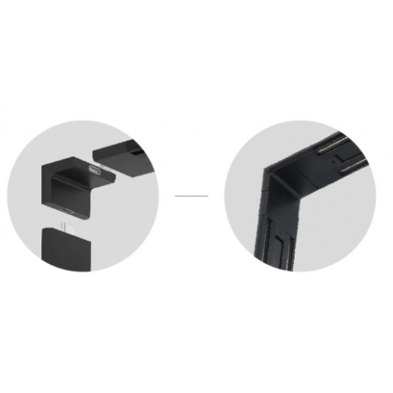 MF30-L MAGNETIC FLEX 48V Corner female L Micro USB connector Black 1Γ3 MF30-L MAGNETIC FLEX 48V Corner female L Micro USB connector Black 1Γ3