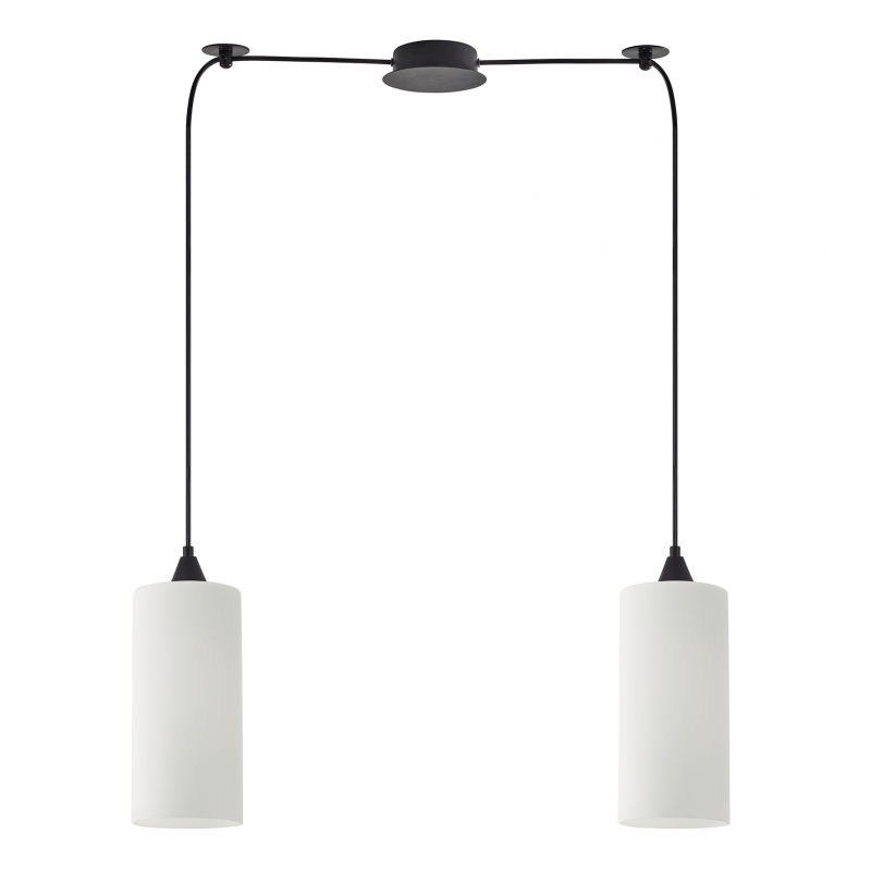 SE21-BL-4-BL2-GL3 ADEPT TUBE Pendant White Glass+