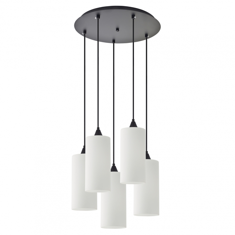 SE21-BL-4-5BL-GL3 ADEPT TUBE Pendant White Glass+ SE21-BL-4-5BL-GL3 ADEPT TUBE Pendant White Glass+