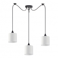 SE21-BL-B10-BL3-SH1 ADEPT PENDANT White Shade Pendant +