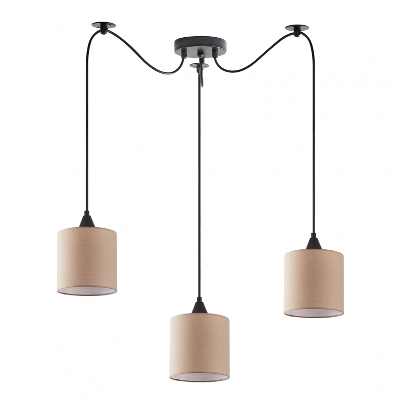 SE21-BL-B10-BL3-SH3  ADEPT PENDANT Brown Shaade Pendant+
