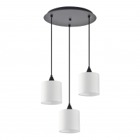 SE21-BL-B10-BL3-SH1 ADEPT PENDANT White Shade Pendant+ SE21-BL-B10-BL3-SH1 ADEPT PENDANT White Shade Pendant+
