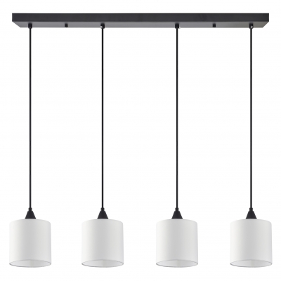 SE21-BL-B10-4BL-SH1 ADEPT PENDANT White Shade Pendant+