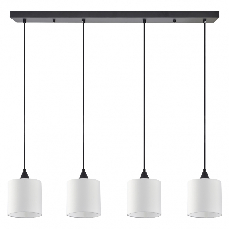 SE21-BL-B10-4BL-SH1 ADEPT PENDANT White Shade Pendant+ SE21-BL-B10-4BL-SH1 ADEPT PENDANT White Shade Pendant+