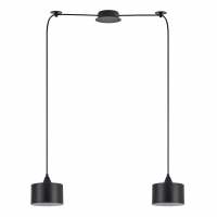 SE21-BL-B10-BL2-MS1 ADEPT PENDANT Black Metal Shade + SE21-BL-B10-BL2-MS1 ADEPT PENDANT Black Metal Shade +