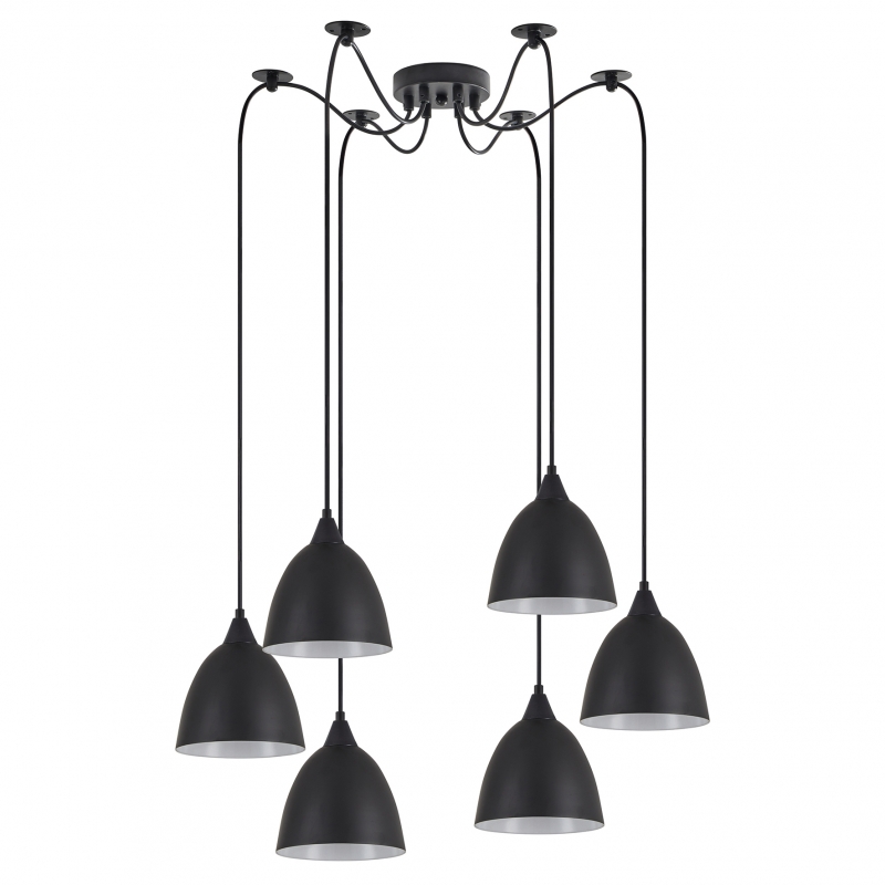 SE21-BL-B10-BL6-MS2 ADEPT PENDANT Black Metal Shade + SE21-BL-B10-BL6-MS2 ADEPT PENDANT Black Metal Shade +