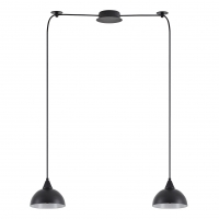 SE21-BL-B10-BL2-MS3 ADEPT PENDANT Black Metal Shade +