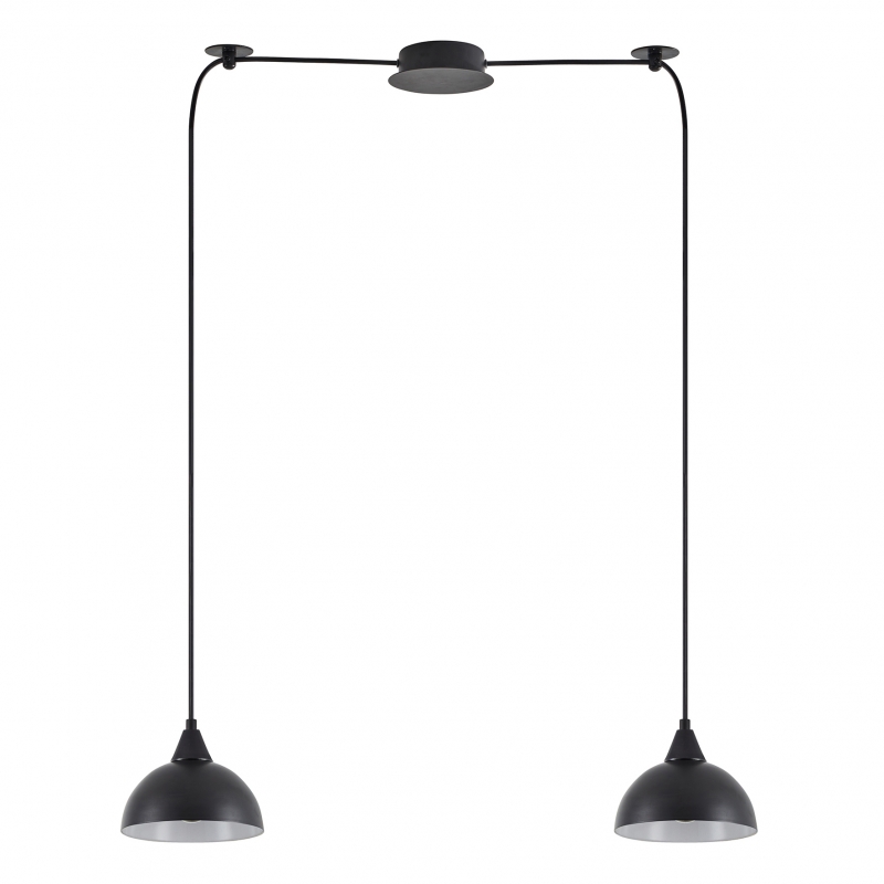 SE21-BL-B10-BL2-MS3 ADEPT PENDANT Black Metal Shade +