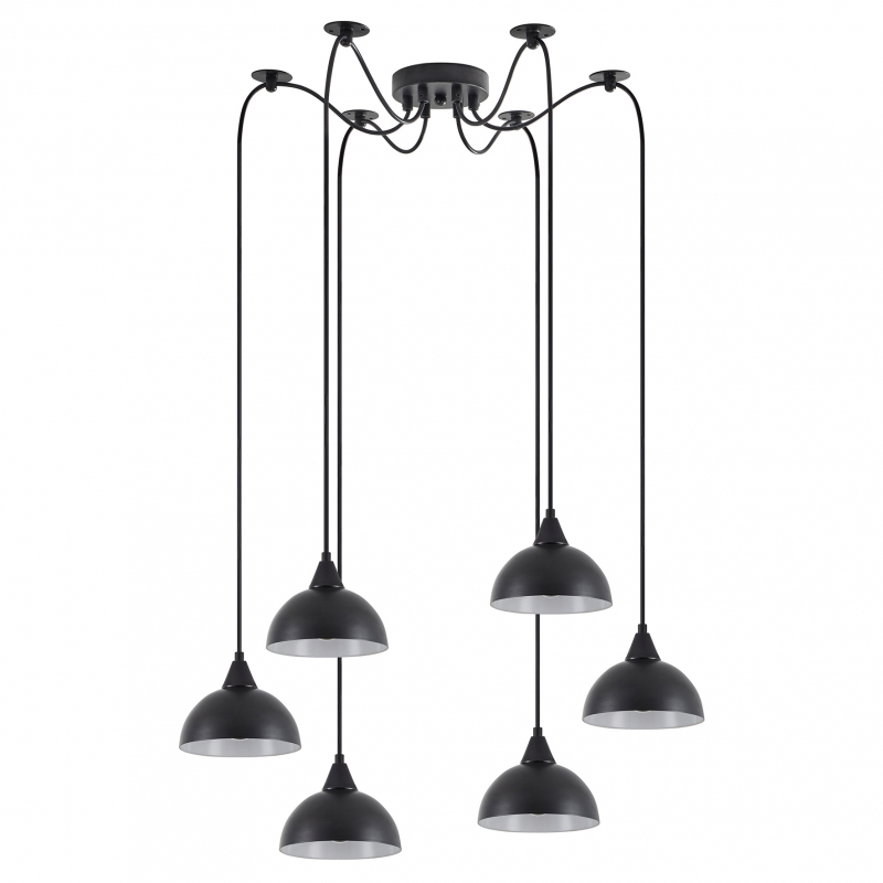 SE21-BL-B10-BL6-MS3 ADEPT PENDANT Black Metal Shade+ SE21-BL-B10-BL6-MS3 ADEPT PENDANT Black Metal Shade+
