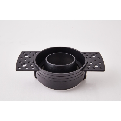 SE-SP-TR-BL  TRIXI SPOT COMPONENT TRIMMLESS BLACK GU10/COB FOR HOLE 7,3cm. PAIRING WITH DEPO OR