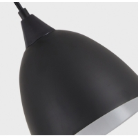 SE21-BL-B10-MS2 ADEPT PENDANT Black Metal Shade + SE21-BL-B10-MS2 ADEPT PENDANT Black Metal Shade +