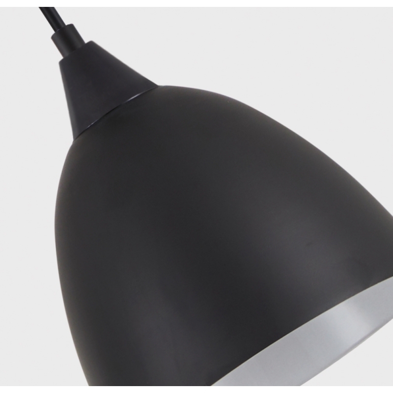 SE21-BL-B10-MS2 ADEPT PENDANT Black Metal Shade + SE21-BL-B10-MS2 ADEPT PENDANT Black Metal Shade +