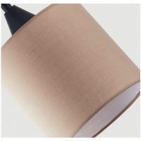 SE21-BL-B10-BL3-SH12 ADEPT FLEX White, Grey, Brown Fabric Shade Pendant+