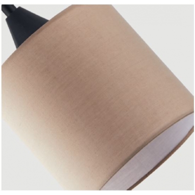 SE21-BL-B10-BL3-SH12 ADEPT FLEX White, Grey, Brown Fabric Shade Pendant+