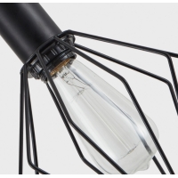 SE21-BL-4-3BL-GR12 ADEPT FLEX Black Pendant Black Metal Grid+ SE21-BL-4-3BL-GR12 ADEPT FLEX Black Pendant Black Metal Grid+