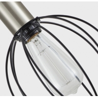 SE21-NM-4-NM1W-GR2 ADEPT TUBE Nickel Matt Wall Lamp Black Metal Grid+ SE21-NM-4-NM1W-GR2 ADEPT TUBE Nickel Matt Wall Lamp Black Metal Grid+