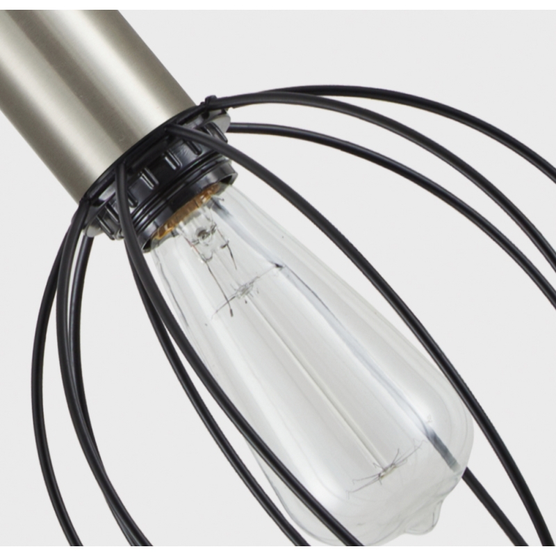 SE21-NM-4-NM1W-GR2 ADEPT TUBE Nickel Matt Wall Lamp Black Metal Grid+ SE21-NM-4-NM1W-GR2 ADEPT TUBE Nickel Matt Wall Lamp Black Metal Grid+