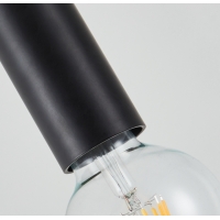 SE21-BL-4-3BL-GR12 ADEPT FLEX Black Pendant Black Metal Grid+ SE21-BL-4-3BL-GR12 ADEPT FLEX Black Pendant Black Metal Grid+