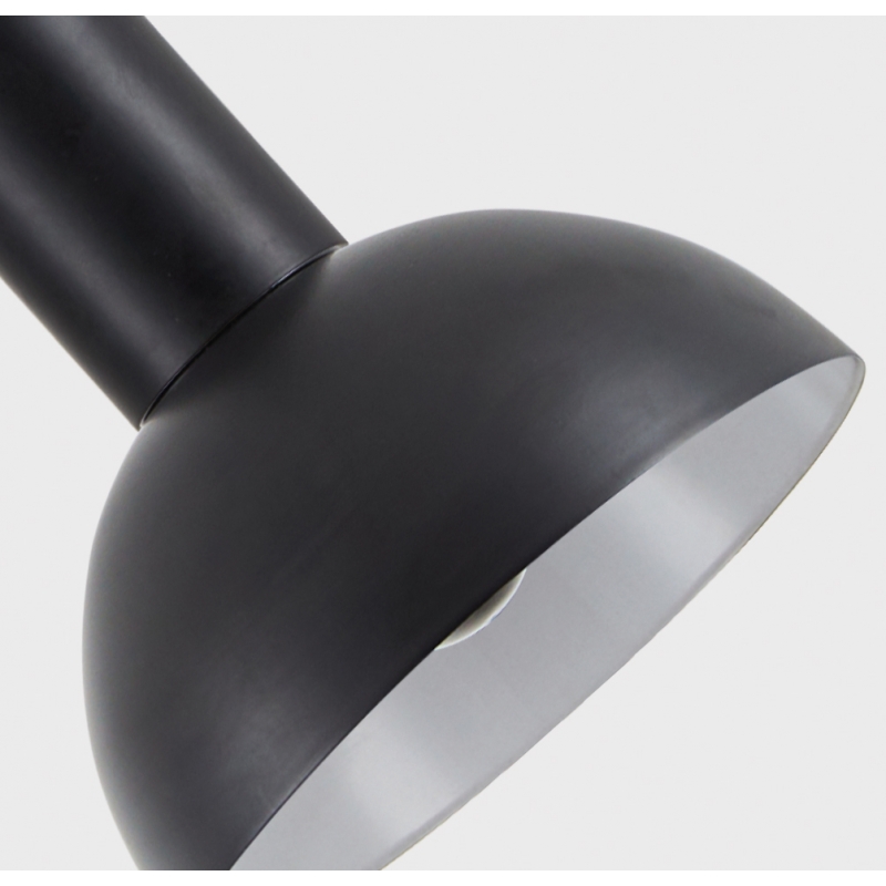 SE21-BL-52-MS3 ADEPT WALL LAMP Black Wall Lamp with Switcher and Black Metal Shade+ SE21-BL-52-MS3 ADEPT WALL LAMP Black Wall Lamp with Switcher and Black Metal Shade+