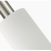 SE21-NM-4-NM1W-GL3 ADEPT TUBE Nickel Matt Wall Lamp White Glass+