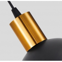 SE21-GM-9-MS3 ADEPT WALL LAMP Gold Matt and Black Metal Wall Lamp Black Metal Shade+ SE21-GM-9-MS3 ADEPT WALL LAMP Gold Matt and Black Metal Wall Lamp Black Metal Shade+