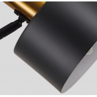 SE21-GM-39-MS1 ADEPT FLOOR LAMP Gold Matt and Black Metal Floor Lamp Black Metal Shade+ SE21-GM-39-MS1 ADEPT FLOOR LAMP Gold Matt and Black Metal Floor Lamp Black Metal Shade+