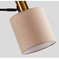 SE21-GM-9-SH3 ADEPT WALL LAMP Gold Matt and Black Metal Wall Lamp Brown Shade+ SE21-GM-9-SH3 ADEPT WALL LAMP Gold Matt and Black Metal Wall Lamp Brown Shade+