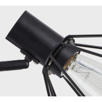 SE21-BL-16-GR1 ADEPT BLACK WALL LAMP BLACK METAL GRID+ SE21-BL-16-GR1 ADEPT BLACK WALL LAMP BLACK METAL GRID+