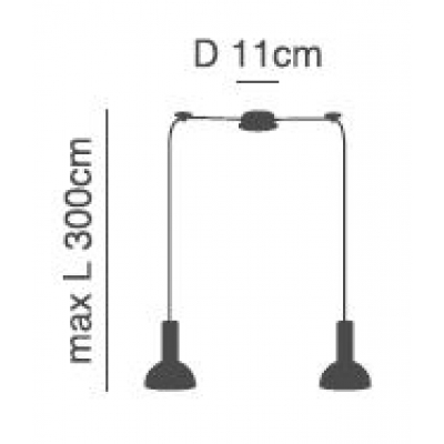SE21-NM-4-NM2-MS3 ADEPT TUBE Nickel Matt Pendant Black Metal Shade+ SE21-NM-4-NM2-MS3 ADEPT TUBE Nickel Matt Pendant Black Metal Shade+