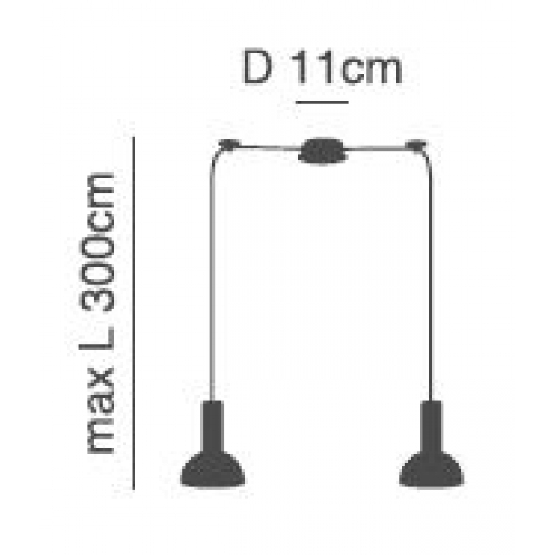 SE21-NM-4-NM2-MS3 ADEPT TUBE Nickel Matt Pendant Black Metal Shade+ SE21-NM-4-NM2-MS3 ADEPT TUBE Nickel Matt Pendant Black Metal Shade+