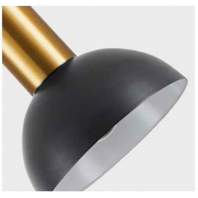SE21-GM-52-MS3  ADEPT WALL LAMP Gold Matt Wall lamp with Switcher and Black Metal Shade+
