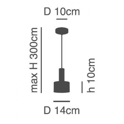SE21-NM-4-MS1 ADEPT TUBE Nickel Matt Pendant Black Metal Shade+ SE21-NM-4-MS1 ADEPT TUBE Nickel Matt Pendant Black Metal Shade+
