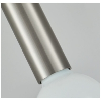 SE21-NM-4-NM1W-GL2 ADEPT TUBE Nickel Matt Wall Lamp Smoked Glass+