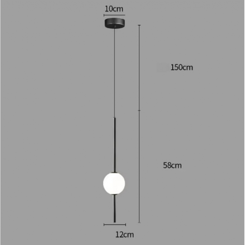 SE LED 12 AMALFI PENDANT BLACK 7W 3CCT 12x100cm IP20 220V 2 YEARS WARRANTY E3 SE LED 12 AMALFI PENDANT BLACK 7W 3CCT 12x100cm IP20 220V 2 YEARS WARRANTY E3