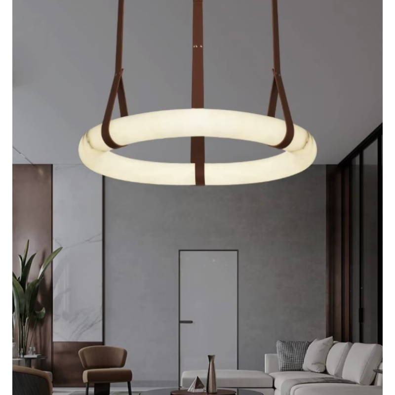 SE LED 100 ANILLO MARBLE PENDANT D100cm 48w 2400lm 3CCT WITH CONTROL IP20 2YEARS WARRANTY