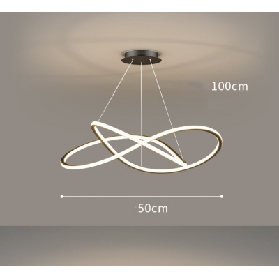 SE LED 60 ANITA PENDANT BLACK 96W 3CCT  WITH MEMORY 2 YEARS WARRANTY Α2