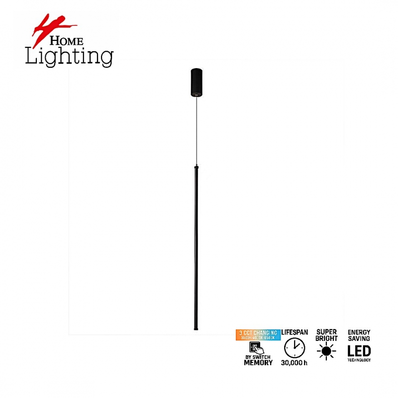 SE LED 80 BASTONE BLACK PENDANT 3CCT WITH MEMORY 2 YEARS WARRANTY SE LED 80 BASTONE BLACK PENDANT 3CCT WITH MEMORY 2 YEARS WARRANTY