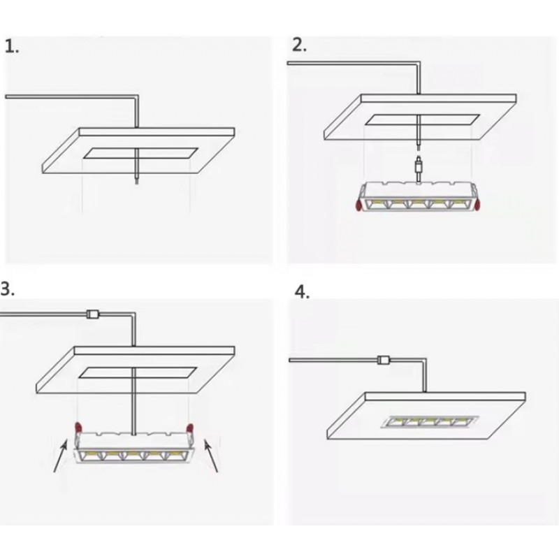 SE21-TBL-14 BEEM SPOT RECESSED BLACK AND WHITE 10W 920Lm 3000K 220-240V