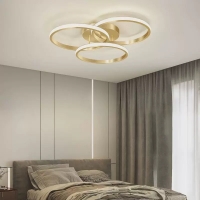 SE LED 50 CICLIT PENDANT GOLD 38W  3CCT 50x50x20cm IP20 220V 2 YEARS WARRANTY A2