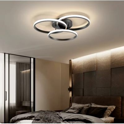 SE LED 50 CICLIT PENDANT BLACK 38W  3CCT 50x20cm IP20 220V 2 YEARS WARRANTY A2