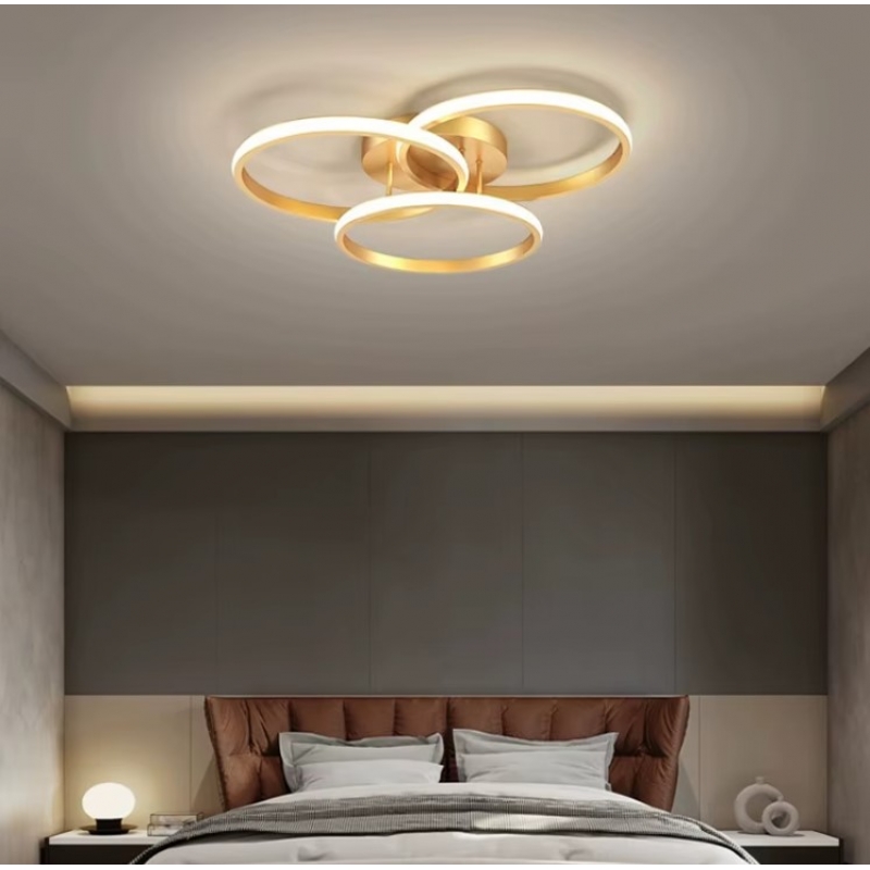 SE LED 50 CICLIT PENDANT GOLD 38W  3CCT 50x50x20cm IP20 220V 2 YEARS WARRANTY A2