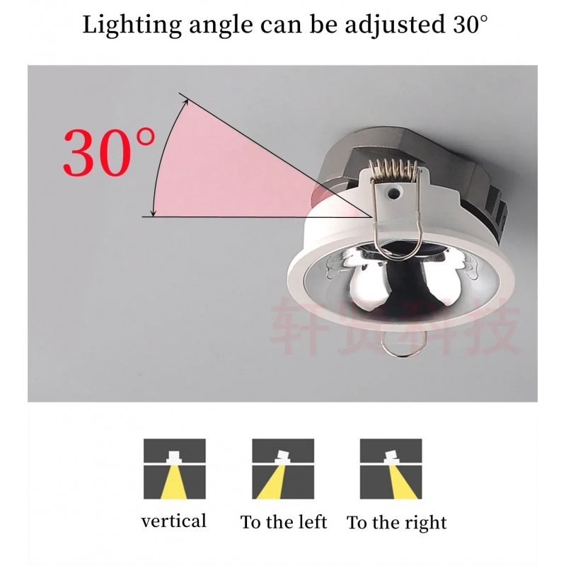 SE-SP-DL-R-WH CIELO SPOT COMPONENT RECESSED GU10/COB WHITE FOR HOLE 7,3cm. PAIRING WITH DEPO OR SE-SP-DL-R-WH CIELO SPOT COMPONENT RECESSED GU10/COB WHITE FOR HOLE 7,3cm. PAIRING WITH DEPO OR