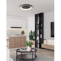 SE LED SMART 80 AMAYA CEILING BLACK Δ3